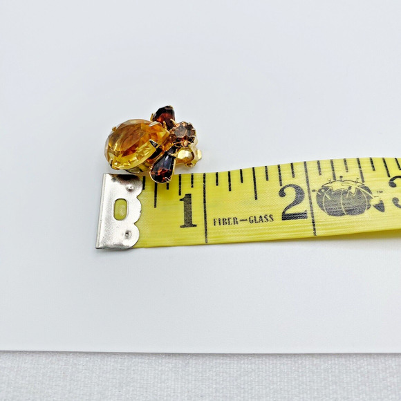 Vintage Givre Bi Color Glass Rhinestone Necklace Earrings Set High Quality Demi - Picture 16 of 16